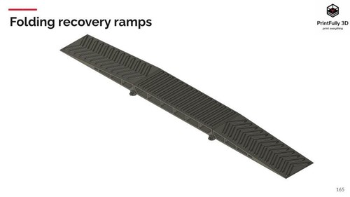 PrintFully3D 1/10 Scale Folding Ramps 2Pcs 3D Printed Crawler Accessories Trial - Picture 3 of 4
