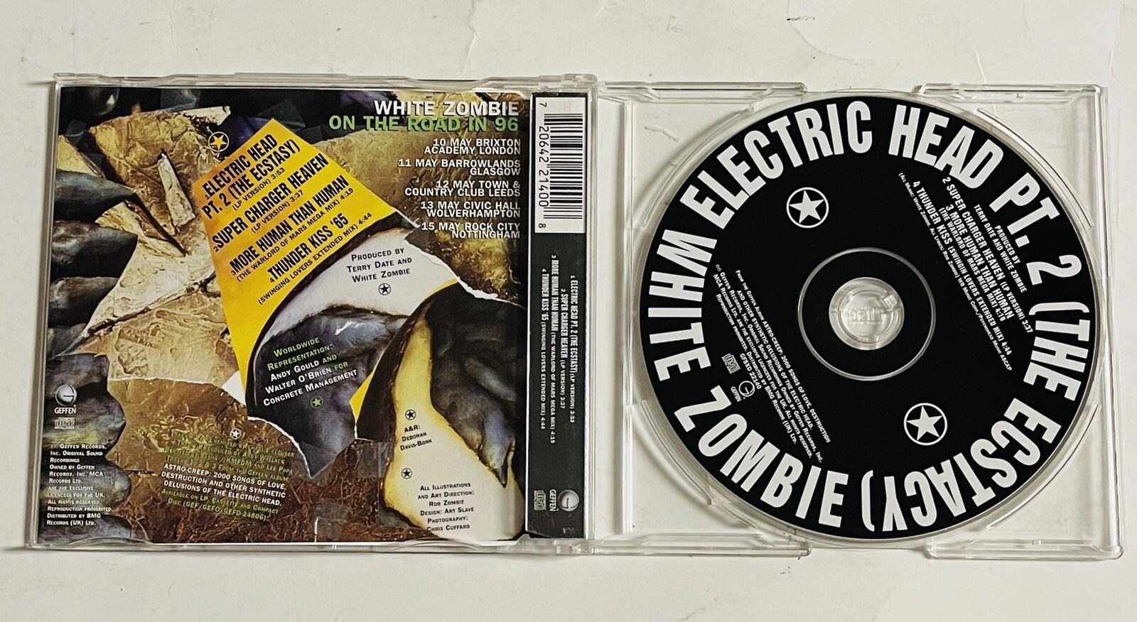 WHITE ZOMBIE Electric Head, Pt. 2 CD Limited Edition Tour Souvenir 1654 eBay