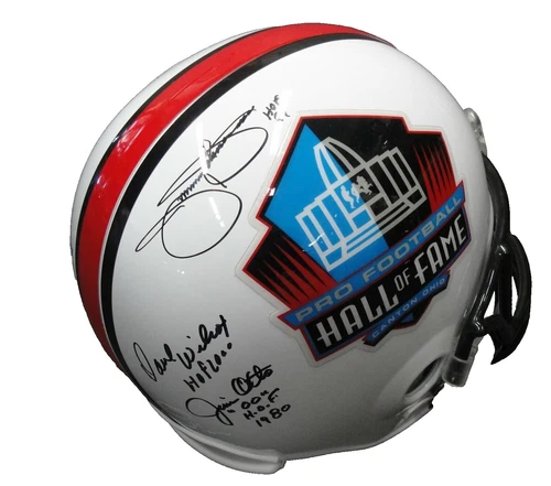 Hugh McElhenny Original Autographed Football NFL Helmets