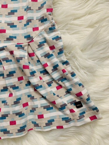 TEA COLLECTION GIRLS DRESS Sz 5 Aztec Geometric Print Multicolor - Picture 8 of 14