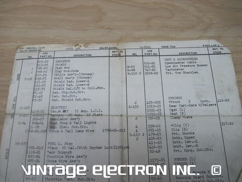 ORIGINAL REO Speed Wagon - 1950's / 1960's - Ephemera Lot - Foto 5 di 6