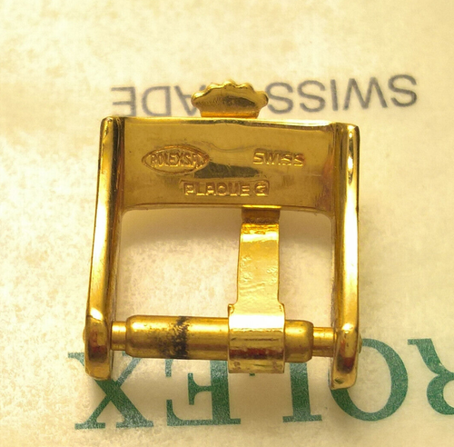 ULTRA RARE ROLEX STRAP BUCKLE 10MM GOLD FILLED BUCKLE GENUINE 100% - Picture 4 of 4