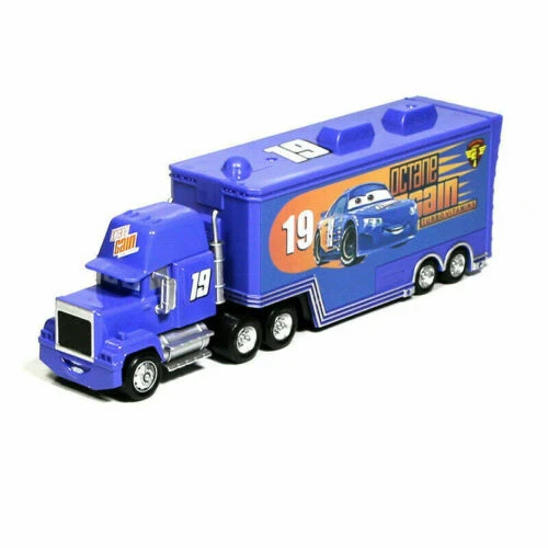 2-Pack Disney Pixar Cars NO.19 Bobby Swift Mack & Hauler Truck Diecast Toys Car - Image 3 of 4
