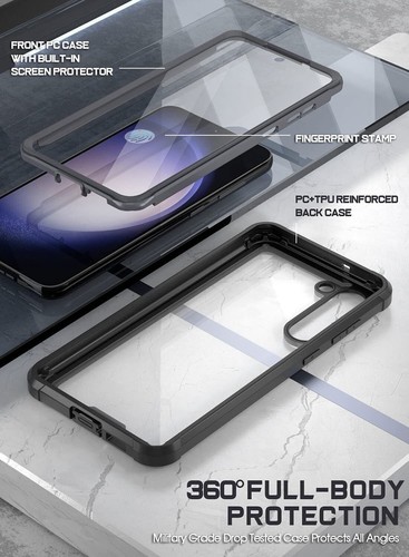 For Samsung Galaxy S23 Series Case Clear Back Shockproof Cover 360 Full Coverage - Picture 10 of 134