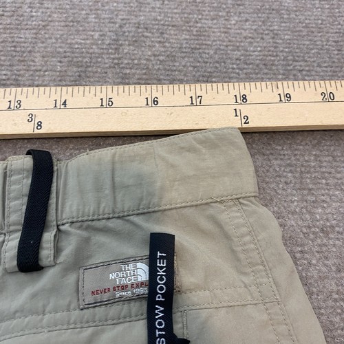 North Face Cargo Pants Mens L Nylon Zip Off Convertible Hemmed Measures 35x25 * - Picture 8 of 12