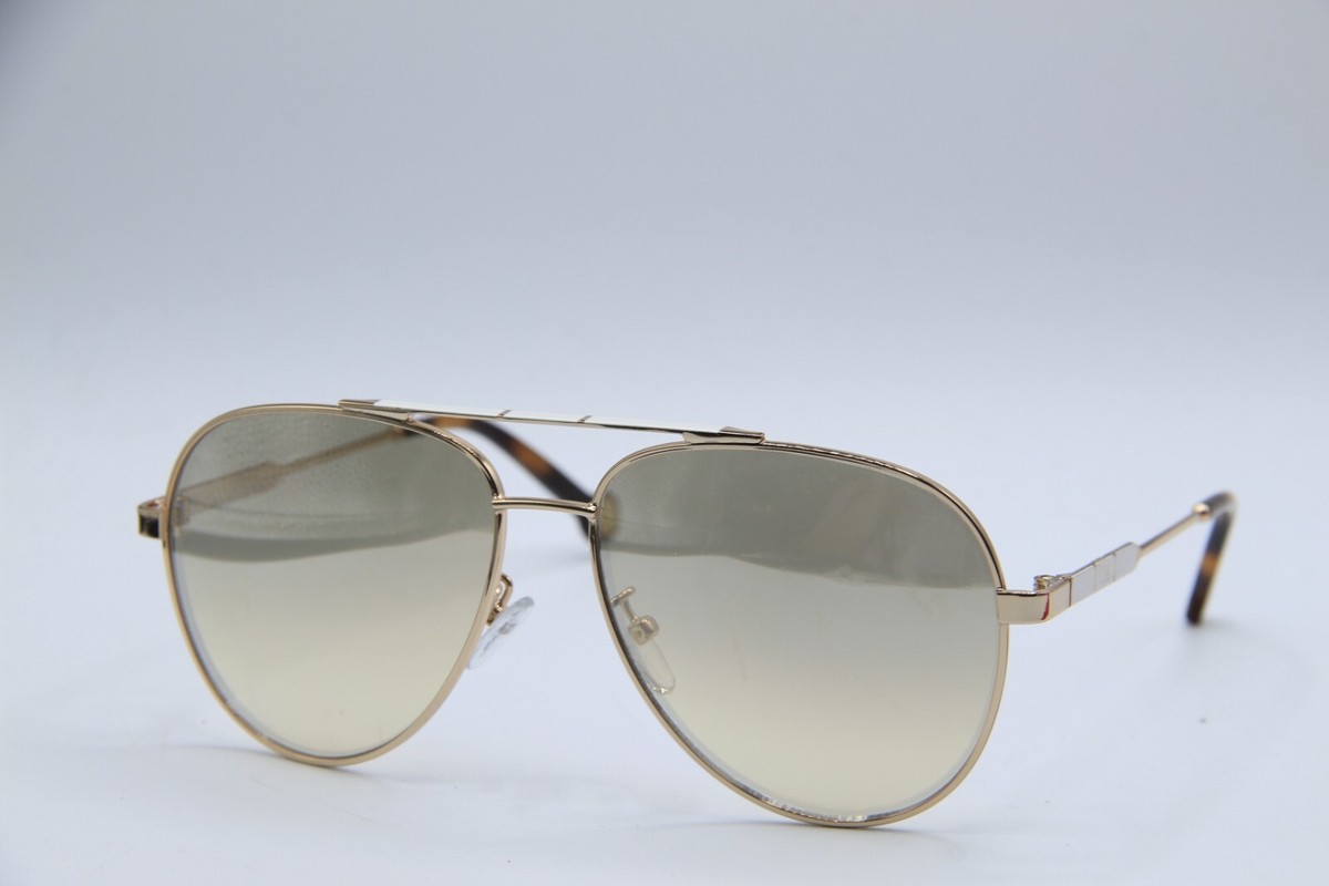Carolina Herrera Aviator Sunglasses with Branded Temples Carolina Herrera 703 GP656 – Vintage Frames Company main image 4