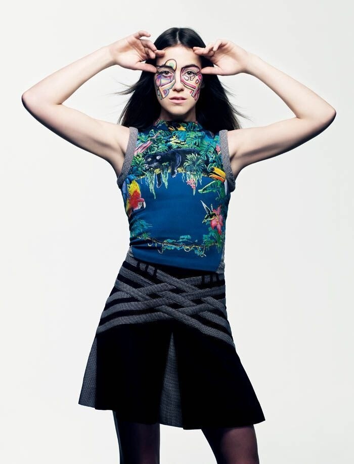 Balenciaga Spring 2003 Black Grey Neoprene Scuba Skirt 42 Runway