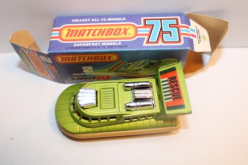 MATCHBOX SUPERFAST LESNEY MB2 RESCUE HOVERCRAFT NEW OLD STOCK VINTAGE 1972 - Picture 6 of 11