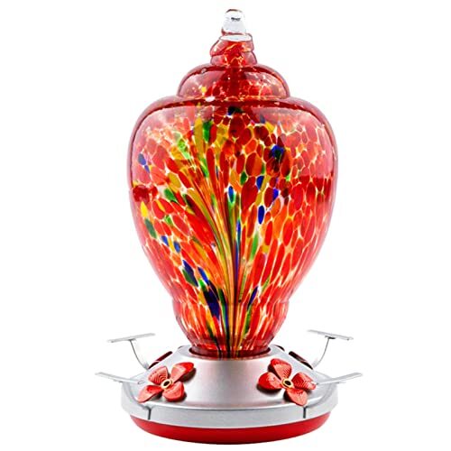 WOSIBO Hummingbird Feeder for Outdoors Patio Large 32 Ounces  Assorted Colors  - Picture 1 of 78