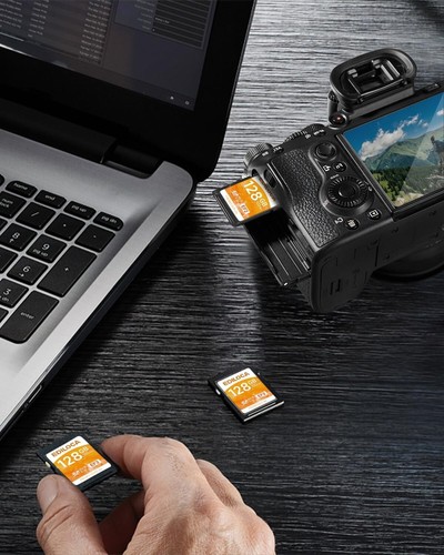 Waterproof & Shockproof 128GB SD Card 4-Pack for High Definition Video Capture - Picture 10 of 18