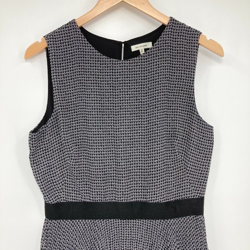 Max Studio Women's Gray Sleeveless Round Neck Side Zipper Midi Dress Size 8 - Picture 7 of 10