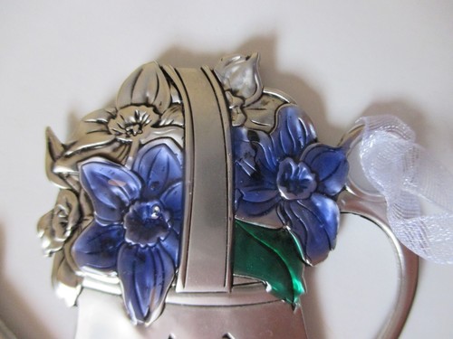 C3 Sprinkled with love FLORAL WISHES Message Ornament Ganz - Picture 3 of 4