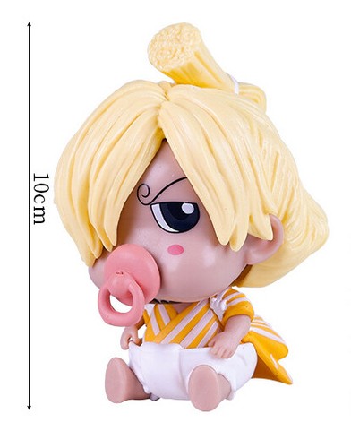 Anime One Piece Pacifier Series Luffy Zoro Sanji BROOK Franky Linda Figura Regalo - Imagen 3 de 24