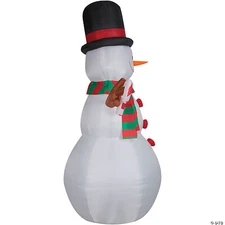 Airblown Swiveling Snowman Blow Up Inflatable Outdoor Christmas Yard Decoration
