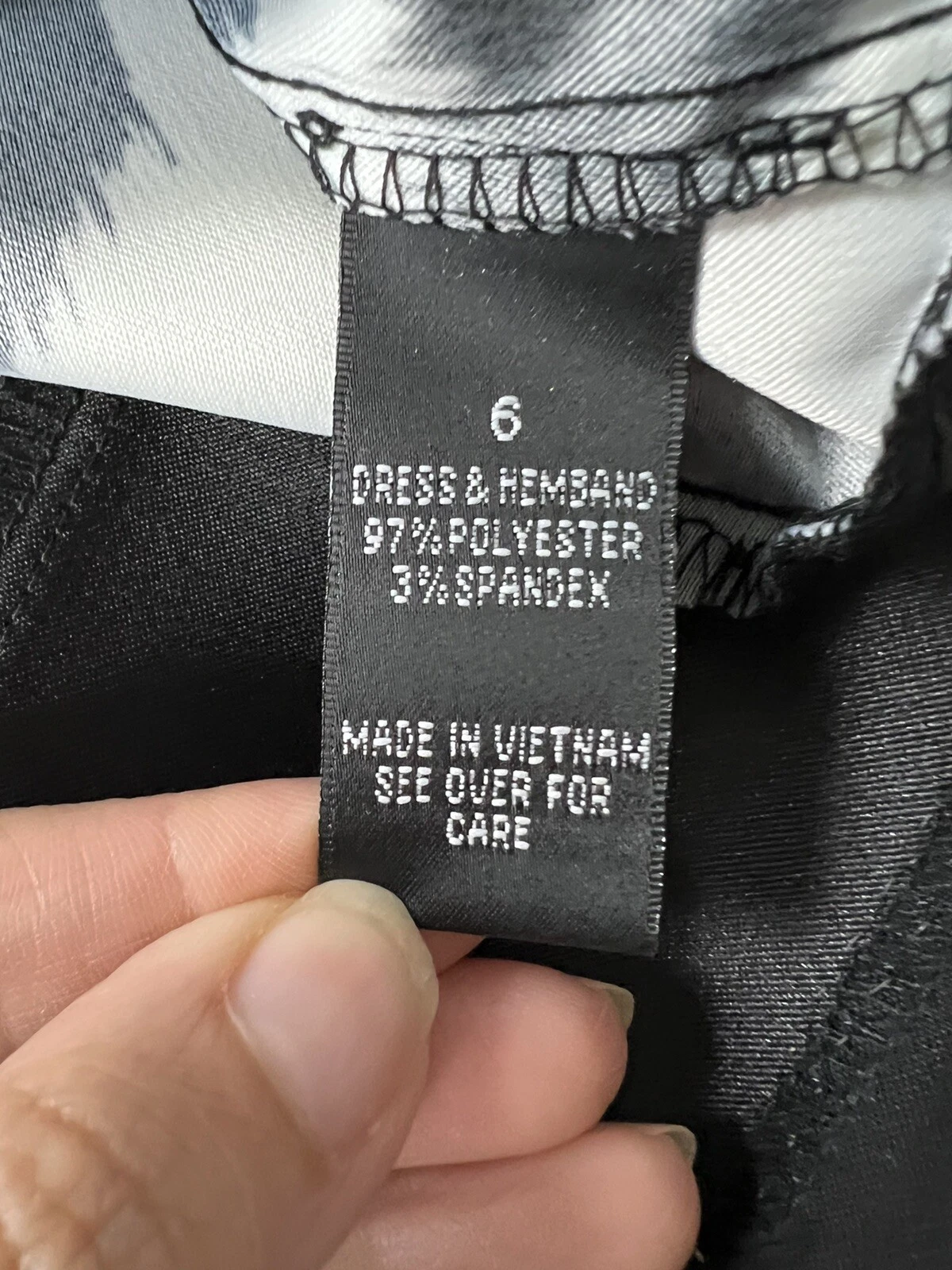 Abito ALYX donna taglia 6 bianco e nero senza maniche zip girocollo tubino