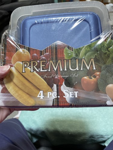 Premium Set of 4 Food Storage Container With Lids Brand New - Picture 5 of 7