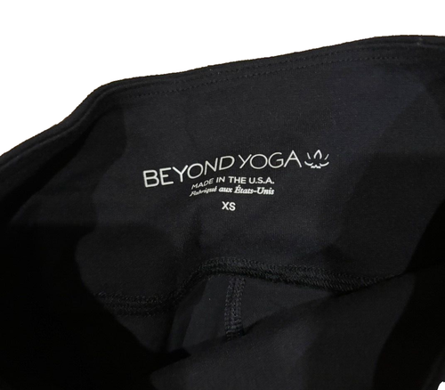 Beyond Yoga Cut Out Diamonds Stud Detail Leggings XS Black - Picture 3 of 4