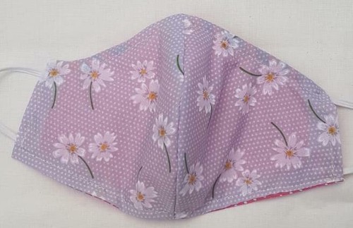 Handmade cotton face mask reusable washable inc Christmas nose wire virus uk - Picture 8 of 37