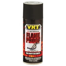 VHT Flameproof High-Temp Paint - Flat Black, 11 oz, Made in USA #7201-135