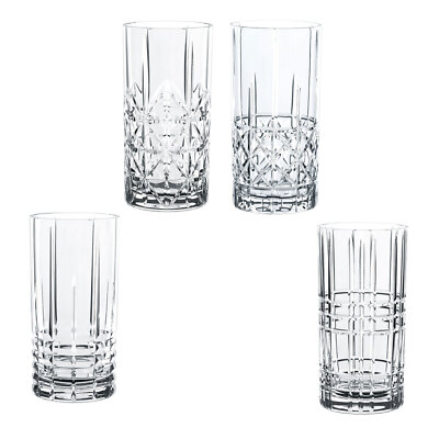 Nachtmann Highland Longdrink Set 4tlg Saftgläser Wasserglas Kristallglas