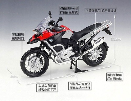 1:12 Maisto BMW R1200GS Motorcycle Bike Model New - Picture 2 of 5