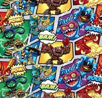Camelot Skylanders Characters 100% Cotton Fabric By The Yard Camelot Skylanders Characters 100% Cotton Fabric By The Yard