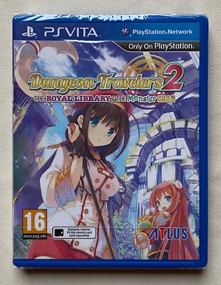 PS Vita - DUNGEON TRAVELLERS 2 - PAL UK Version. Atlus RPG. Nagelneu versiegelt.