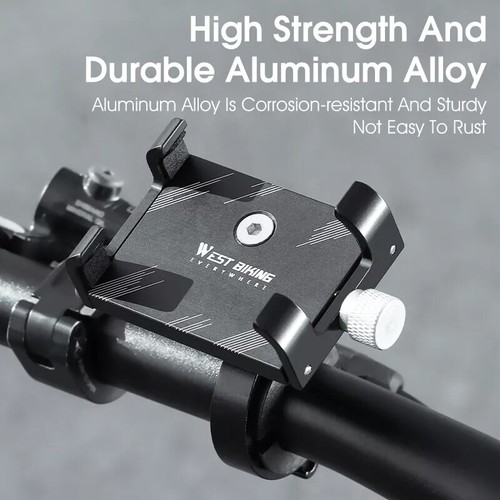 Phone Holder Aluminum Alloy MTB Mountain Bike Cell Phone Bracket Electric - Picture 6 of 16