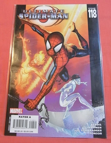 ULTIMATE SPIDER #118 - 'Spider-Man and his Amazing Friends!'   (2000 Marvel)