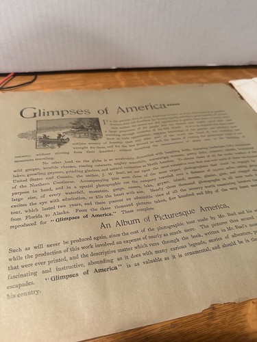 1894 Glimpses of America Outdoor Nature Photography magazines fine art Issue 25 - Bild 7 von 9