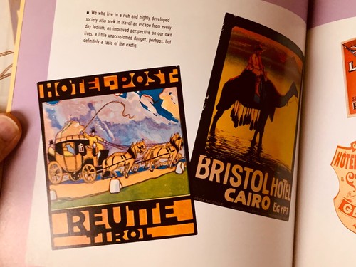 BOOK : BON VOYAGE SOUVENIRS FROM GOLDEN AGE OF TRAVEL TAGS + STICKER - Picture 7 of 8