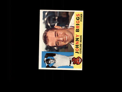 #ad 1960 Topps 376A John Briggs White Back VG EX #D544327 $2.50