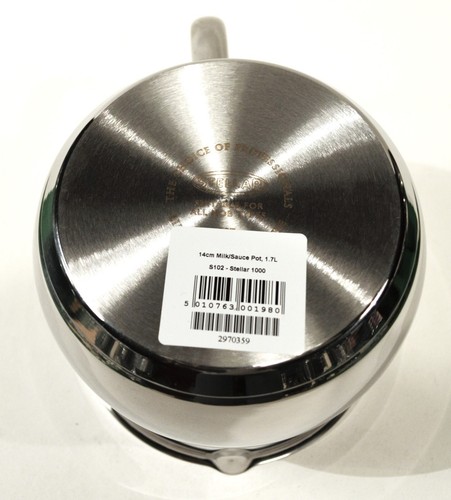 STELLAR 1000 STAINLESS STEEL HOB TOP 14CM MILK/SAUCE JUG 1.7LTR S102C NO LID - Bild 3 von 3