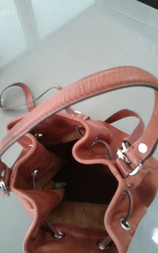 Crossbody handtas Jigsaw Tan lederen tas emmer AqXX0Fxw7