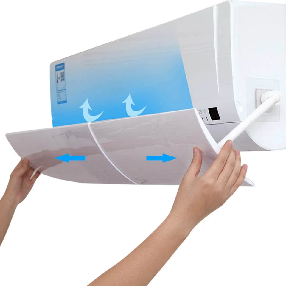 Retractable Air Conditioner Wind Shield Anti Direct Blowing Deflector Cover AU