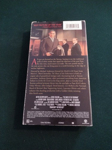 The Shoes of the Fisherman (VHS, 2000) Anthony Quinn - Picture 2 of 5