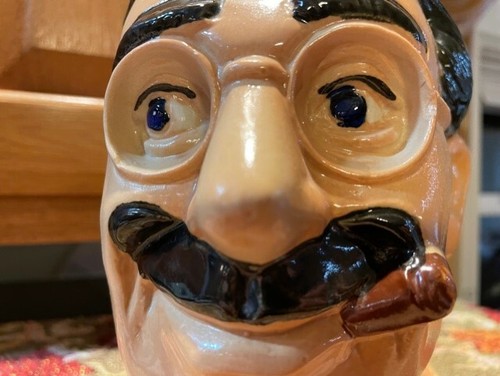 1977 Ceramic Groucho Marx Decanter Liquor Bottle #185 Ezra Brooks EMPTY - Picture 11 of 12