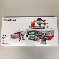LEGO Complete Set Bricklink 910011 1950s Diner Architecture Building Toys New