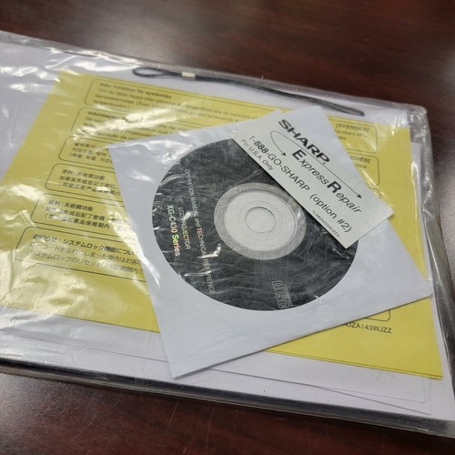 NEW USERS MANUAL & DISC - Sharp Notevision Model XG-C430X/C335X/C330X Projector - Picture 4 of 12