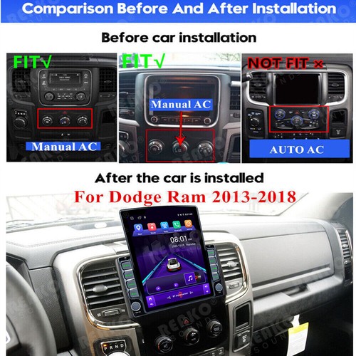For Dodge Ram 2013-2018 1500 2500 3500 CarPlay GPS Android 13.0 Car Stereo Radio - Bild 2 von 14