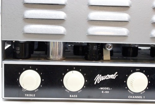 1958 Newcomb 50 Watt Tube Amplifier Excellent Condition Guitar Amp Conversion - Picture 3 of 15