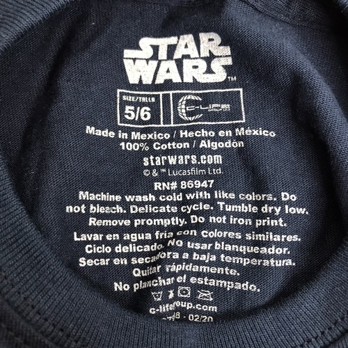 Star Wars The Mandalorian Grogu The Child T Shirt Toddlers Size 5/6T - Picture 4 of 4