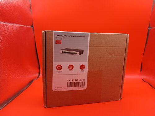 XikeStor 8 Port 10G SFP+ L3 Fiber Managed Switch, Multi Gigabit Ethernet Swit... - Picture 2 of 6