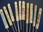 Bamboo Swanee Bird Whistle Slide Flute Instrument 5,10,15,20pcs plain aboriginal