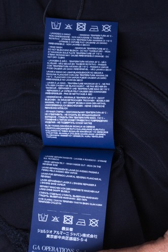 T-Shirt Shirt Armani Jeans AJ Sweatshirt Baumwolle Herren blau 3Y6T336JPFZ 1579 - Bild 10 von 12