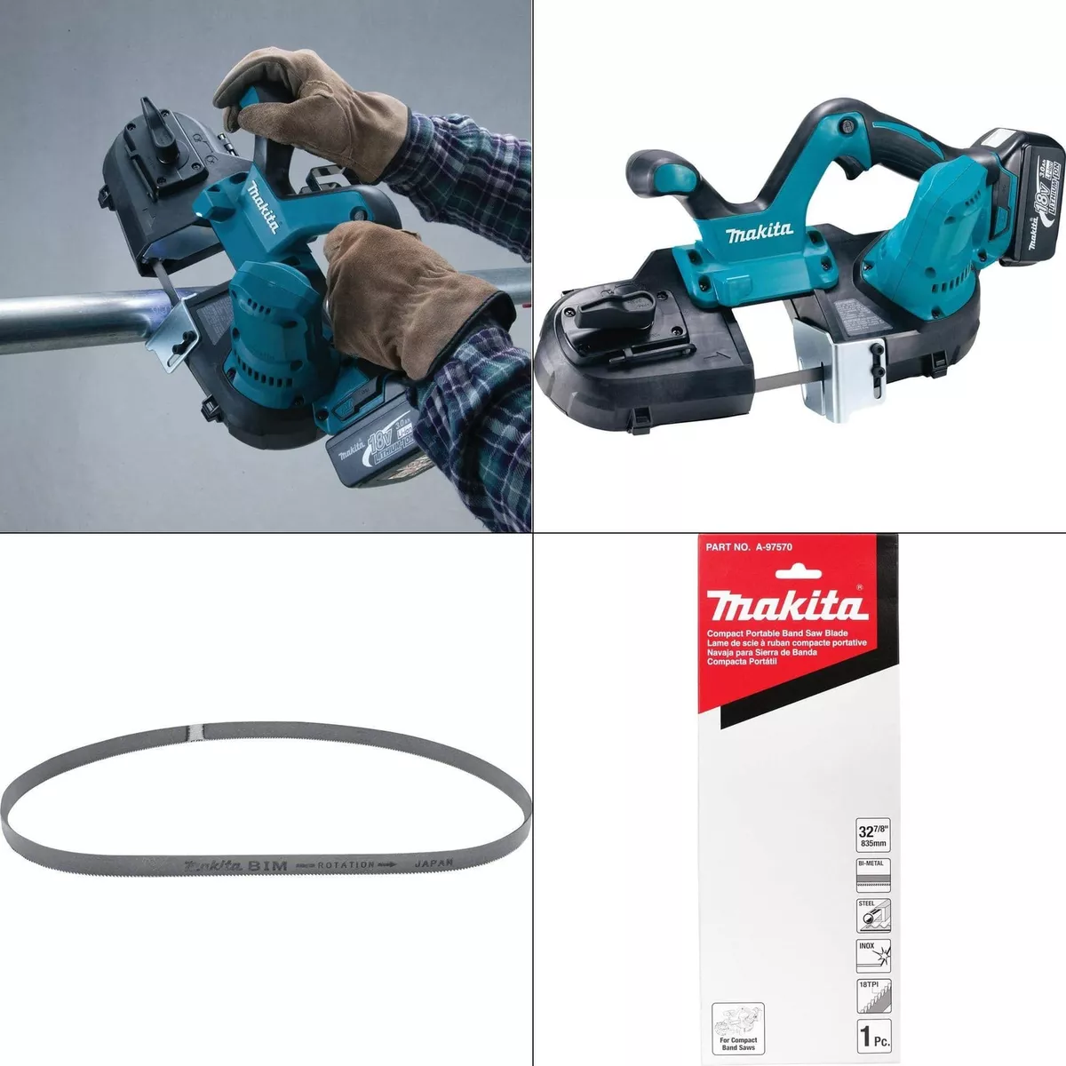 Makita portable band saw blades outlet