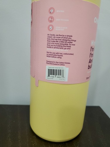 Owala FreeSip Edelstahl Trinkflasche / 32oz / Farbe: Spring Fling - Bild 6 von 10