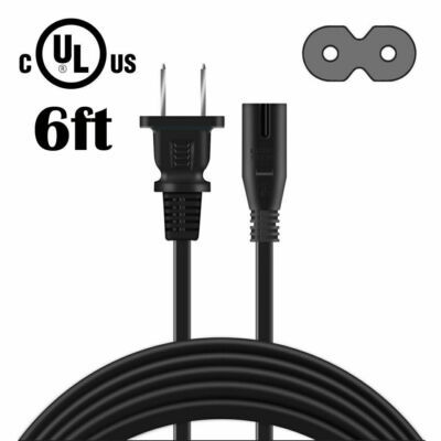 Fite ON 6ft UL Power Cord Cable for SAMSUNG TV UN50JU6500 HT-J5500W UN55H7150AF