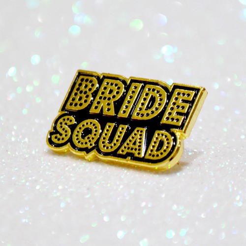 Bride Squad Hen Party Badges ~ Hen Do Bachelorette Party Enamel Lapel Pin Badge - Picture 9 of 12