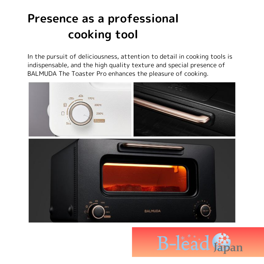 BALMUDA The Toaster Pro K11A-SE-BK Black AC100V Renewal BALMUDA The Toaster Pro K11A-SE-BK Black AC100V Renewal